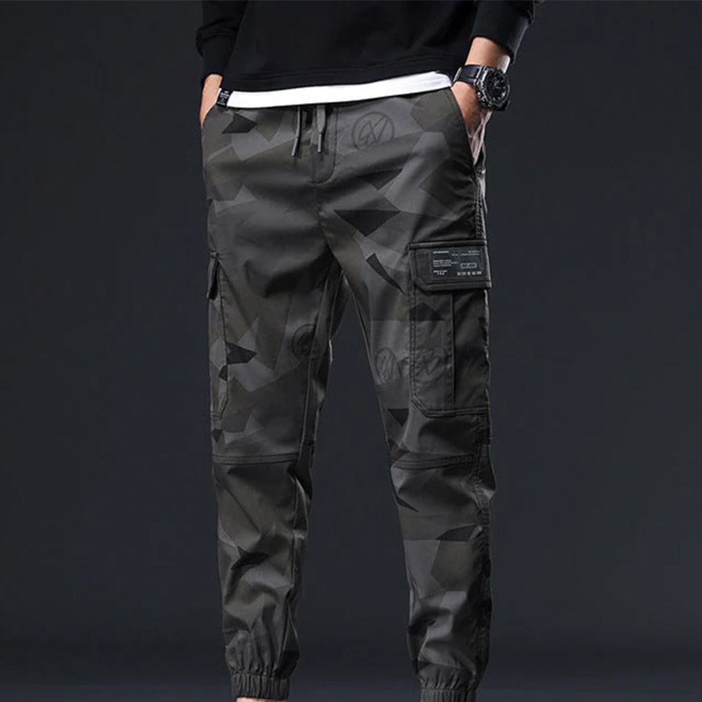 Men's Cargo Trousers | Wide Leg