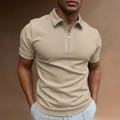 Men's Tight Polo Shirt | Zip Up