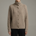 Women's Turtleneck Cardigan | Oversize