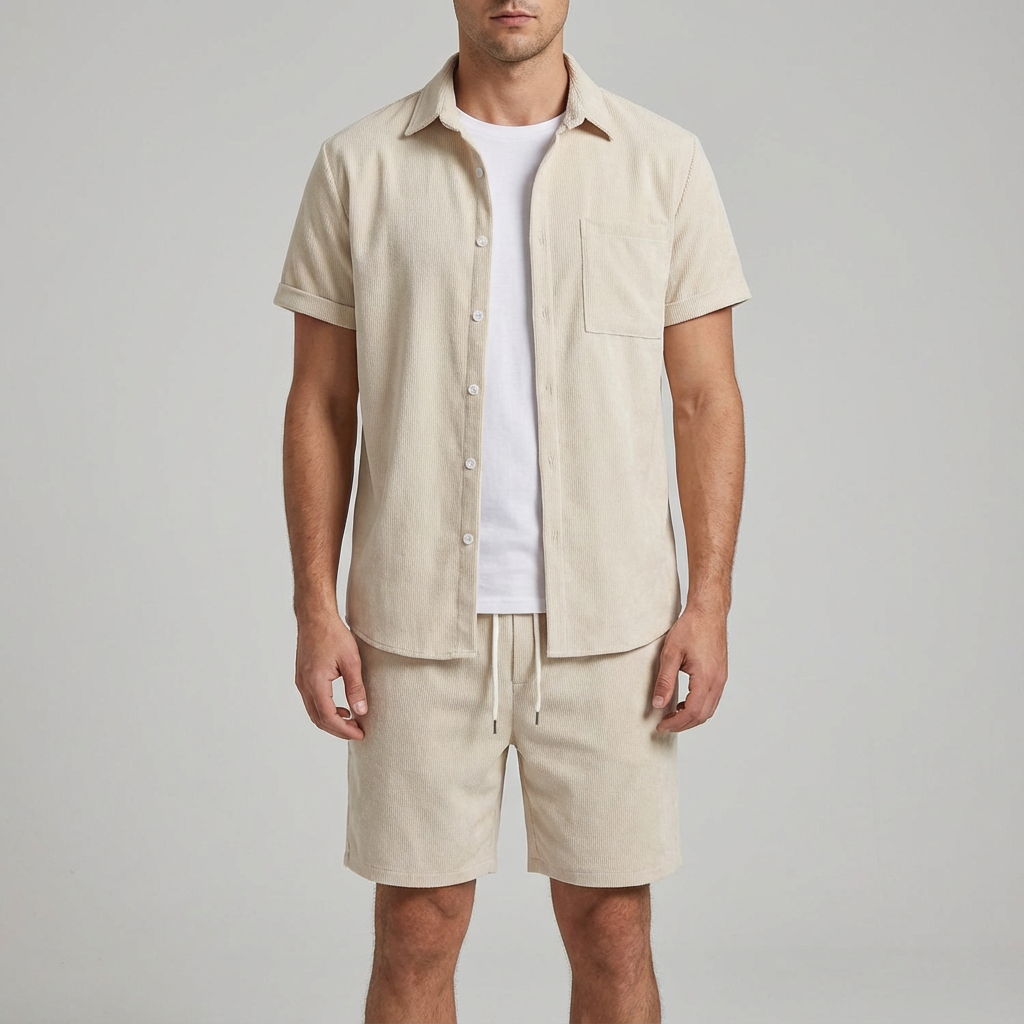 Men's Shirt & Shorts Co-Ord | Two Piece
