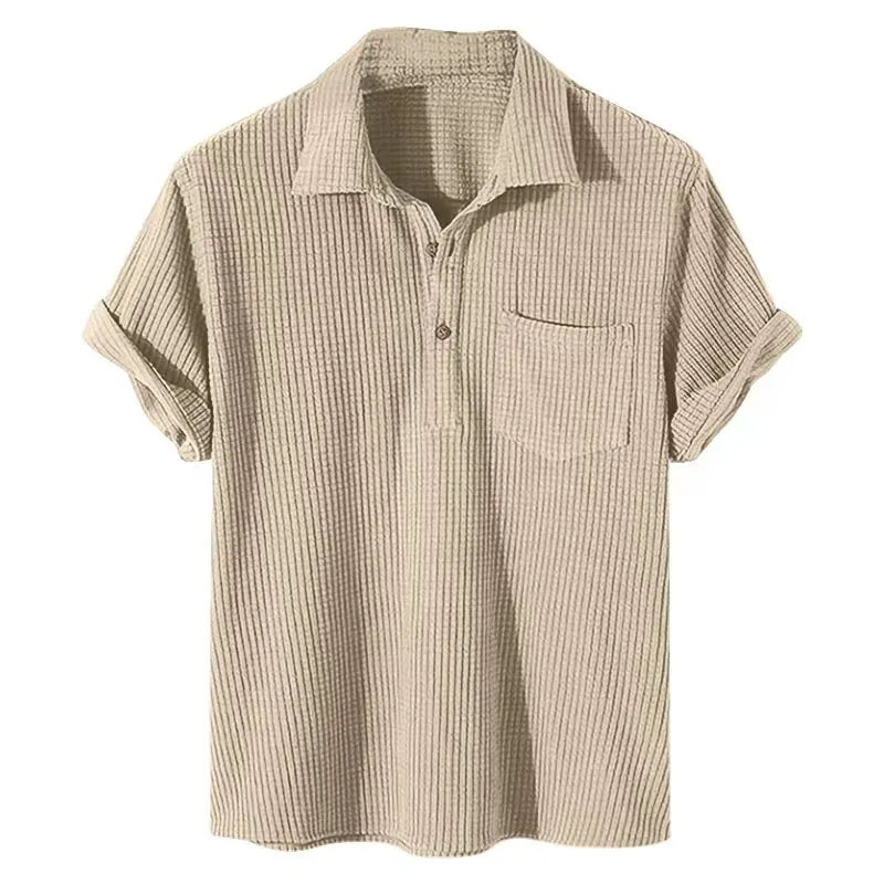 Men's Knit Beach Polo Shirt | Summer