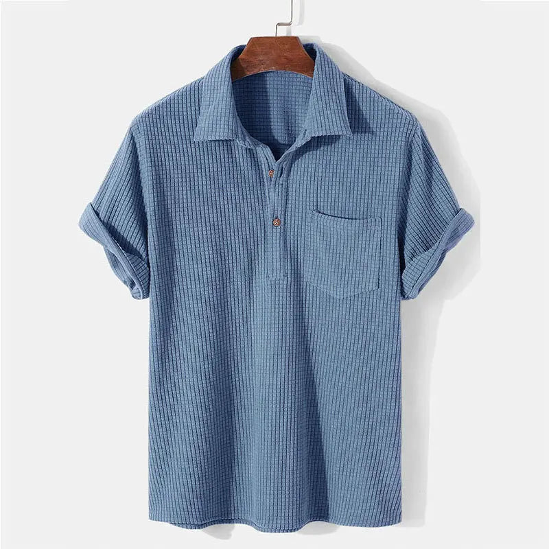 Men's Knit Beach Polo Shirt | Summer
