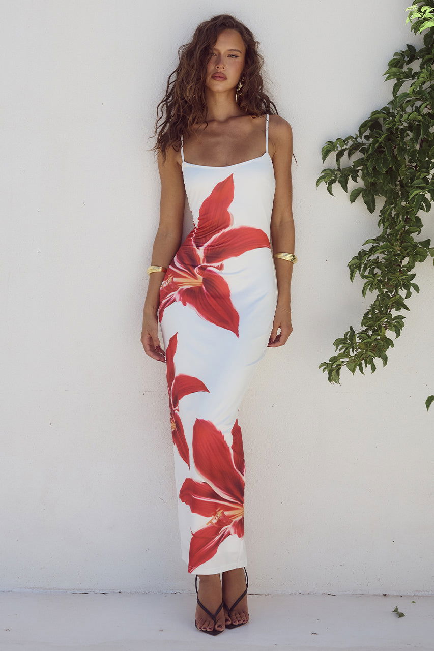 Women's Floral Summer Dress | Maxi