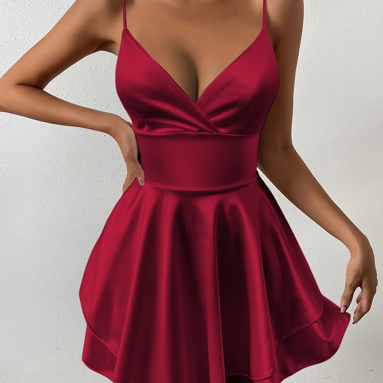 Women's Evening Plated Dress | Mini