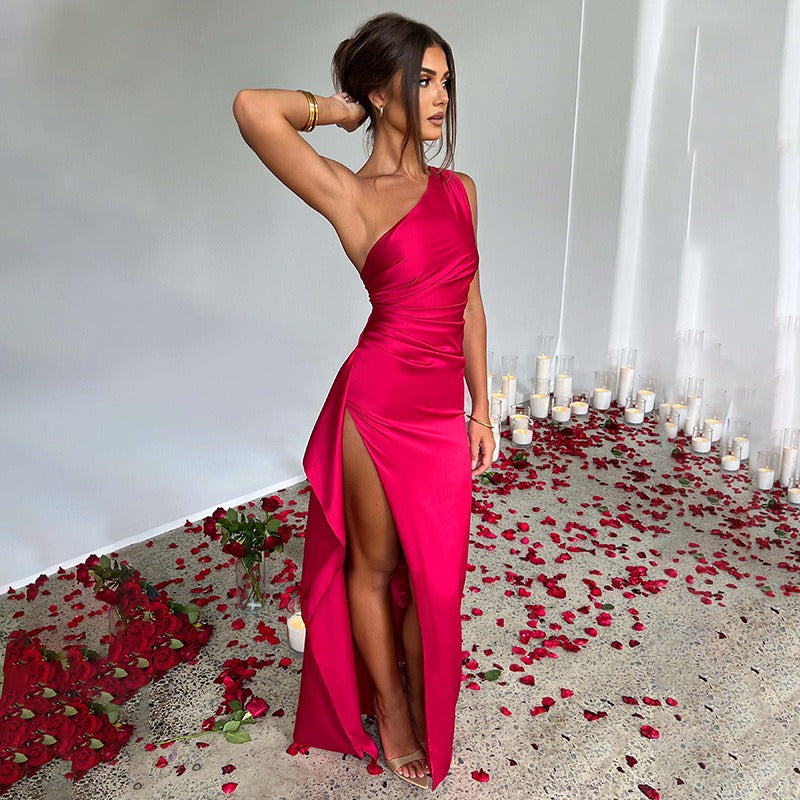 Women's Asymmetrical Evening Dress | Maxi