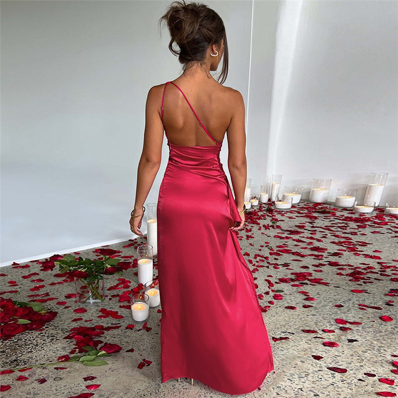 Women's Asymmetrical Evening Dress | Maxi