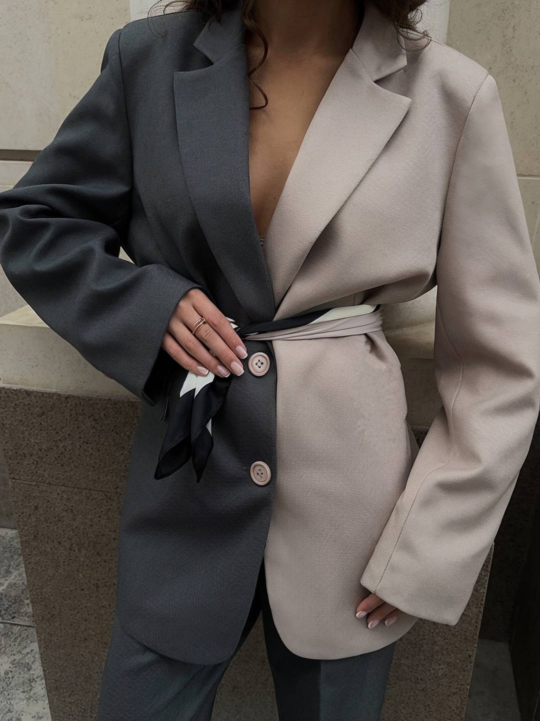 Women's Blazer Jacket | Asymmetrical