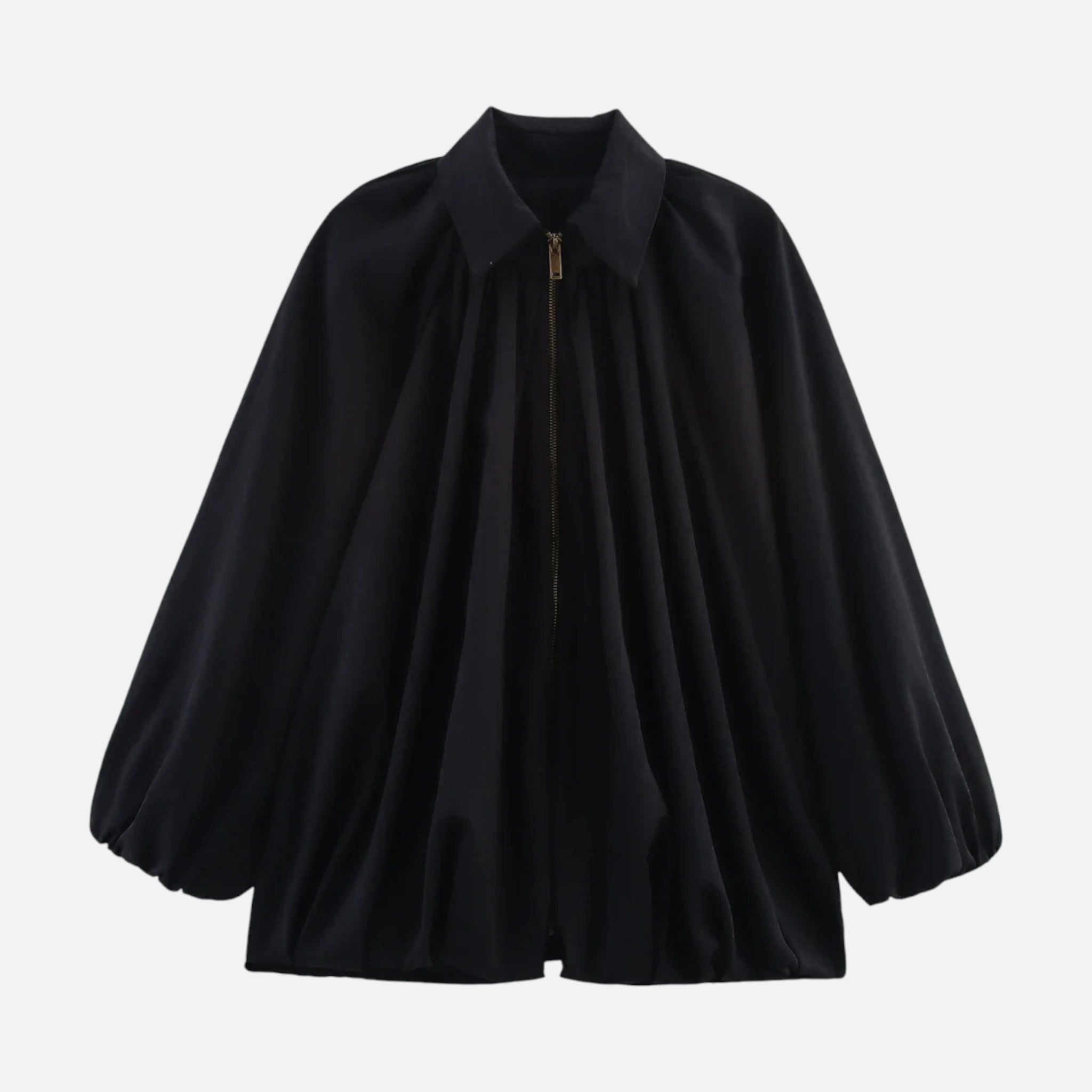 Women’s Pleated Lapel Blouse | Collar