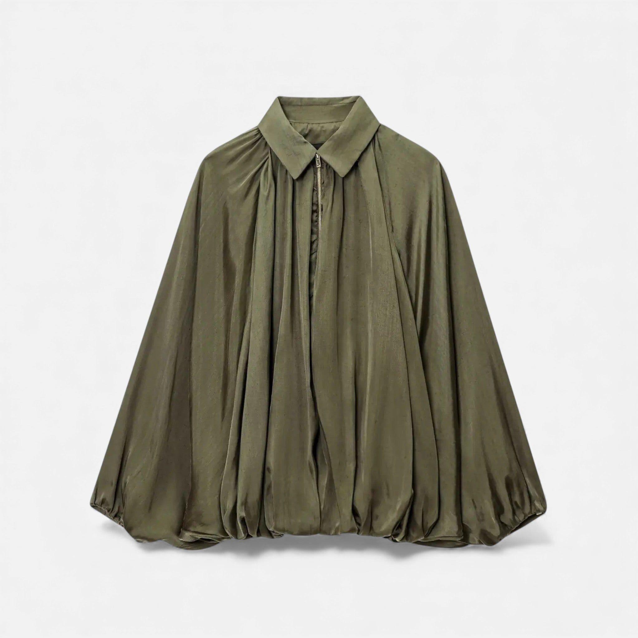 Women’s Pleated Lapel Blouse | Collar