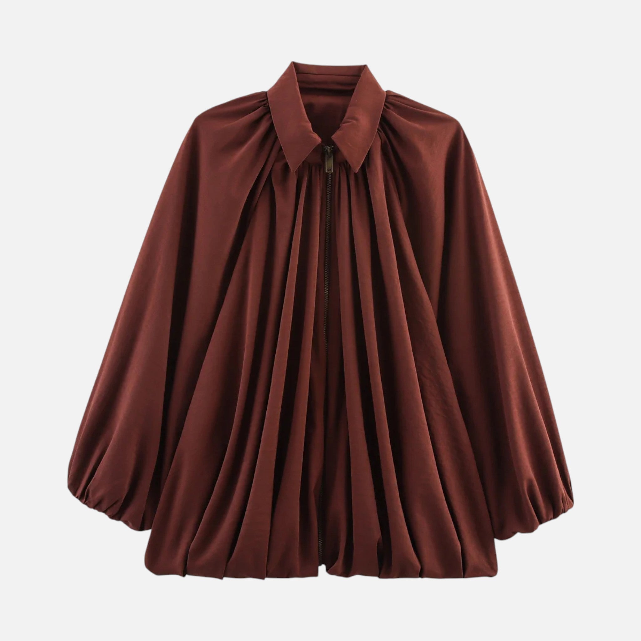 Women’s Pleated Lapel Blouse | Collar