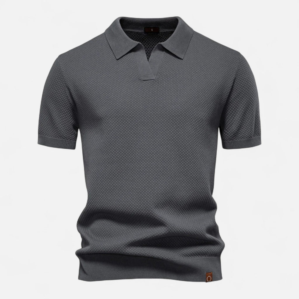 Men's Knit Polo Shirt | Slim Fit