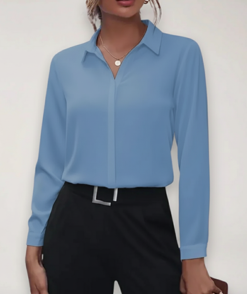 Women’s Tailored Blouse | Button-Up Shirt