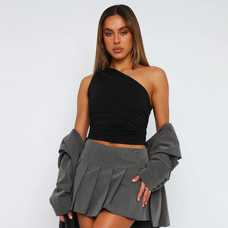 Women's Asymmetrical Halter Top | Party