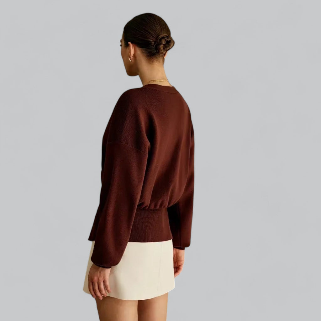 Women's V-Neck Cardigan | Long Sleeve