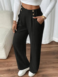 Women's High-Waist Trousers | Waistband