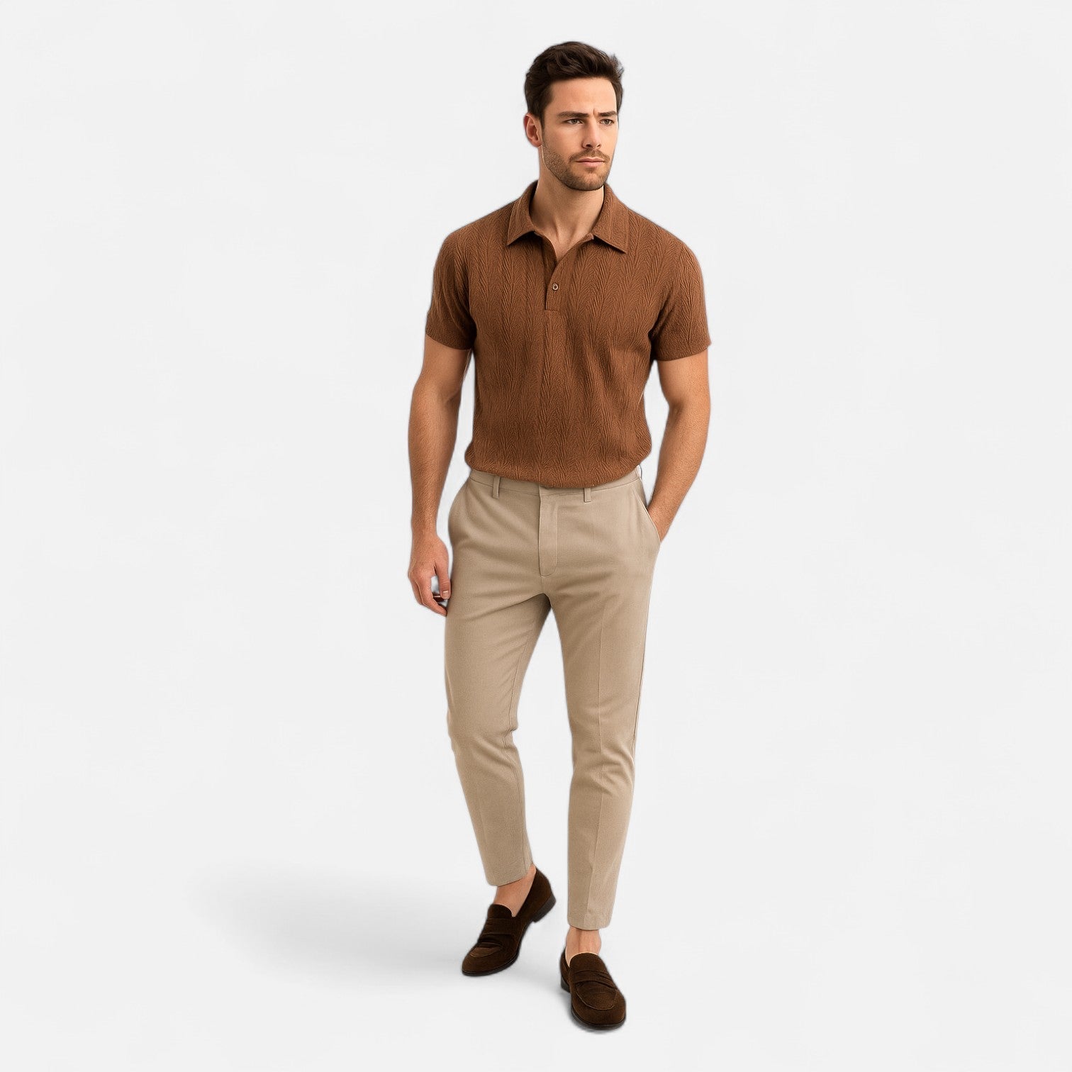 Men's Knit Polo Shirt | Tight