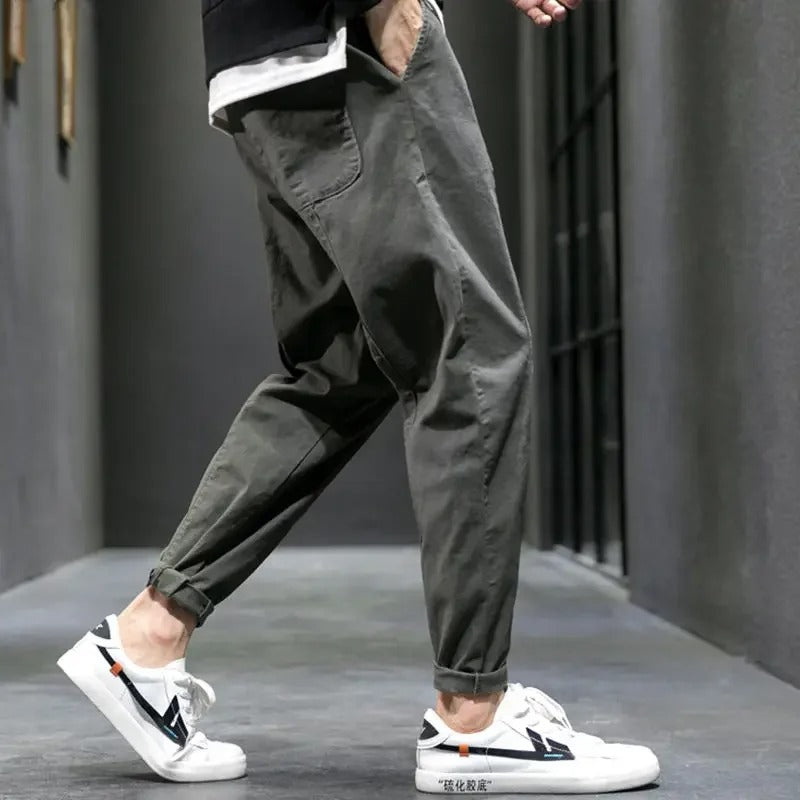 Men's Wide Leg Trousers | Relaxed Fit
