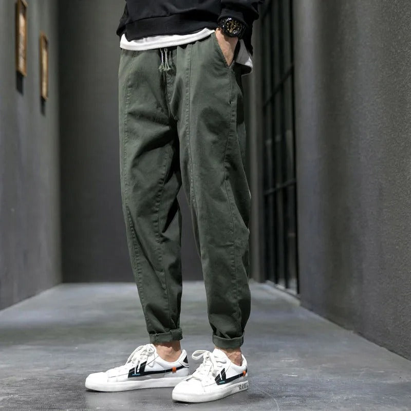 Men's Wide Leg Trousers | Relaxed Fit