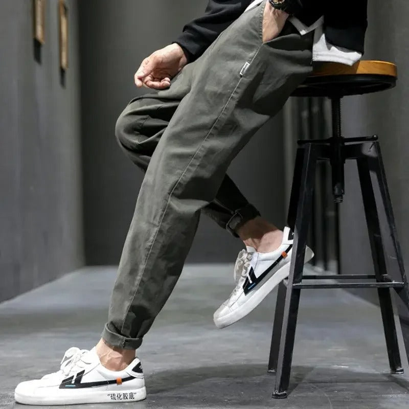 Men's Wide Leg Trousers | Relaxed Fit