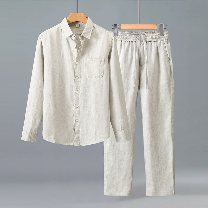 Men's Co-Ord Shirt & Trouser Set | Summer