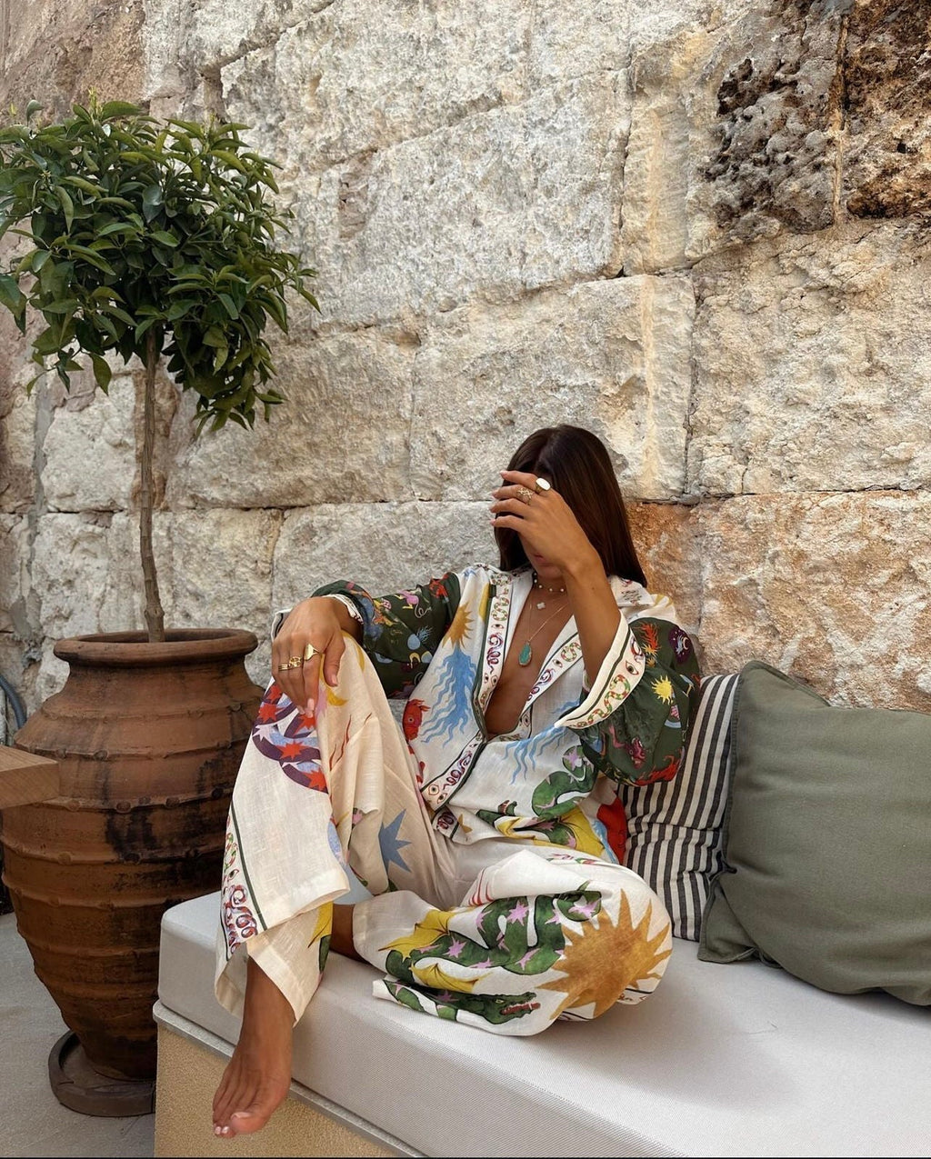 Women's Shirt & Trousers Co-Ord | Summer