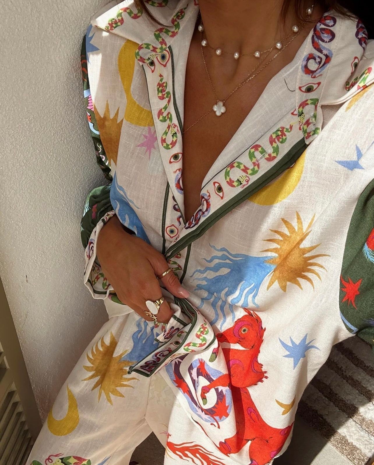 Women's Shirt & Trousers Co-Ord | Summer