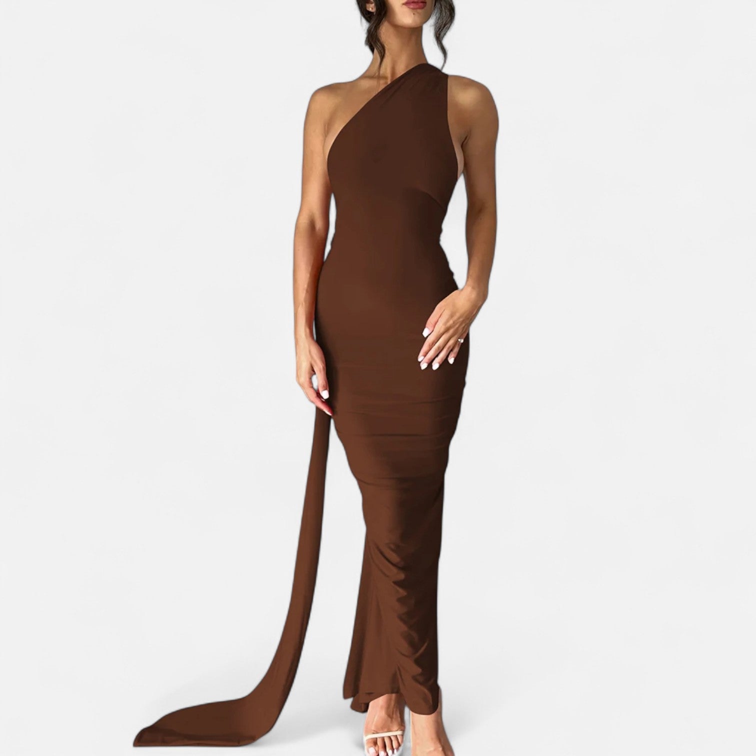 Women’s One Shoulder Evening Dress | Maxi