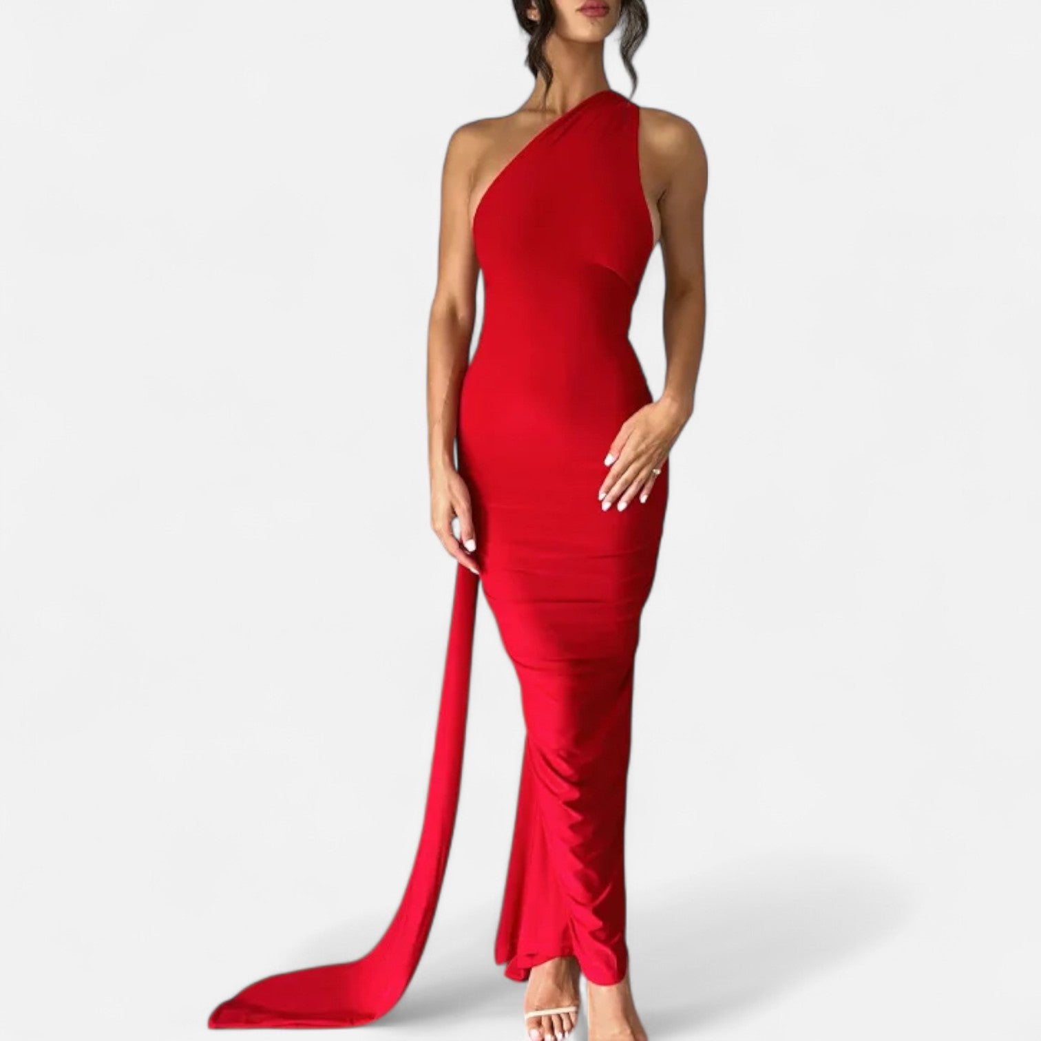 Women’s One Shoulder Evening Dress | Maxi