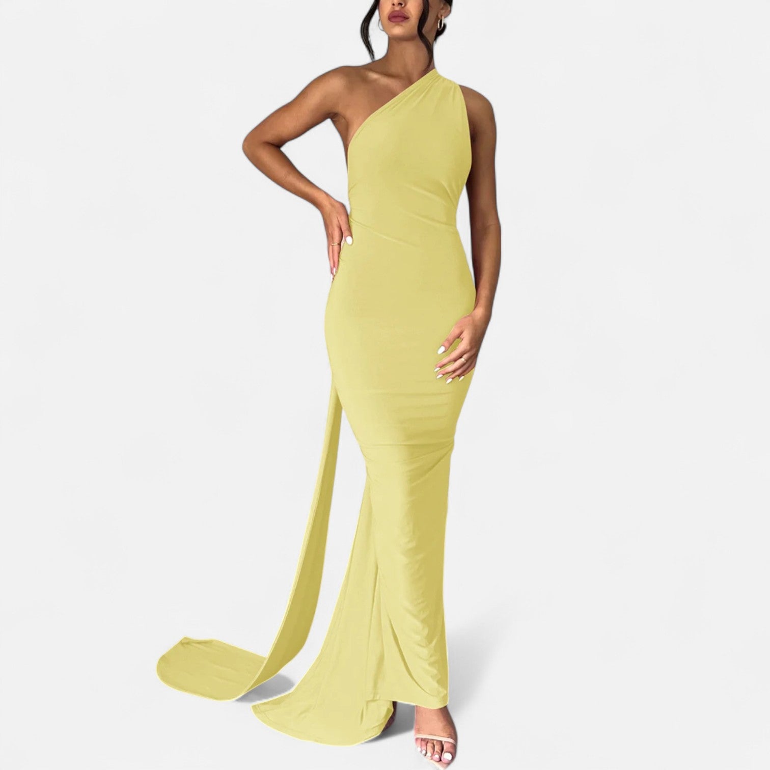 Women’s One Shoulder Evening Dress | Maxi