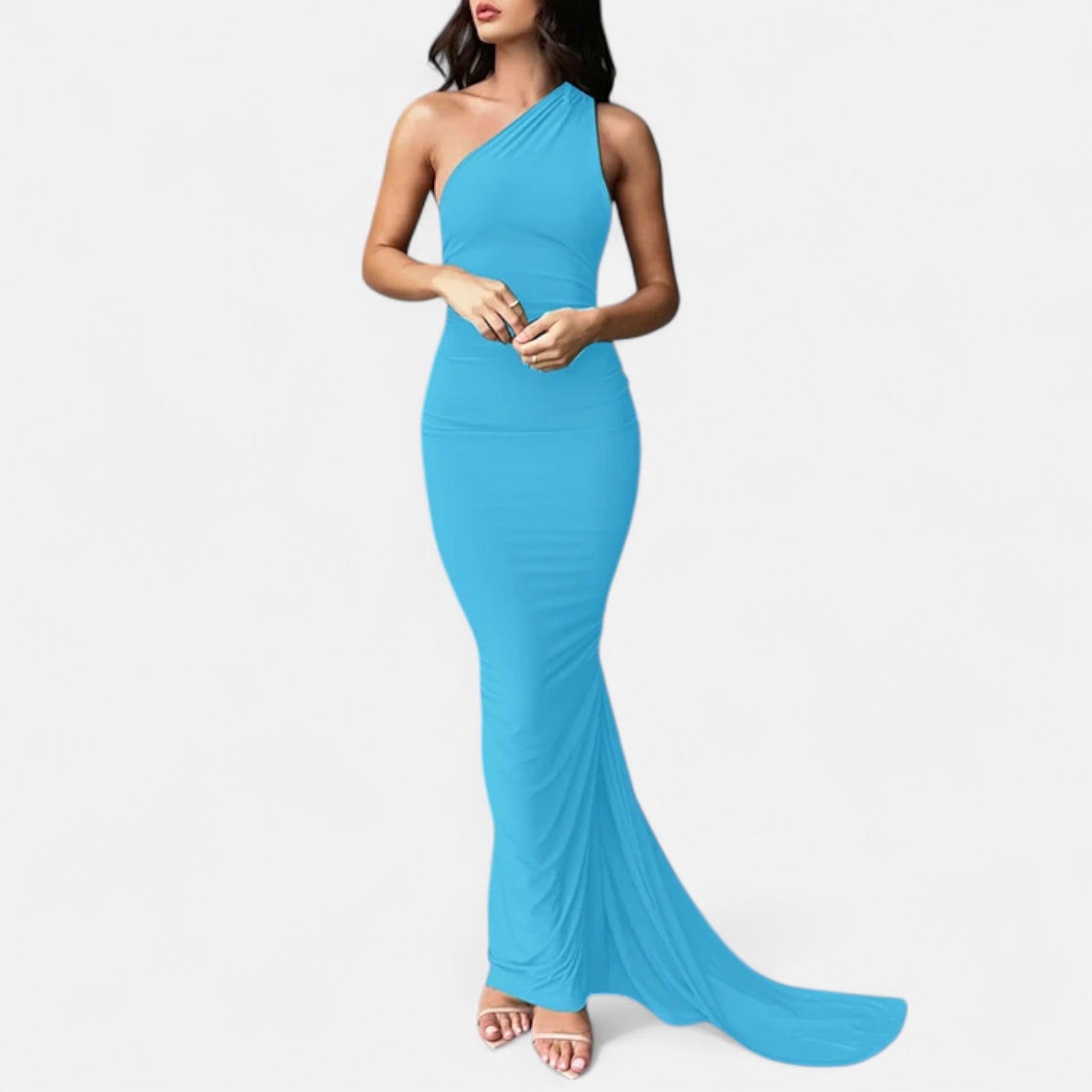 Women’s One Shoulder Evening Dress | Maxi