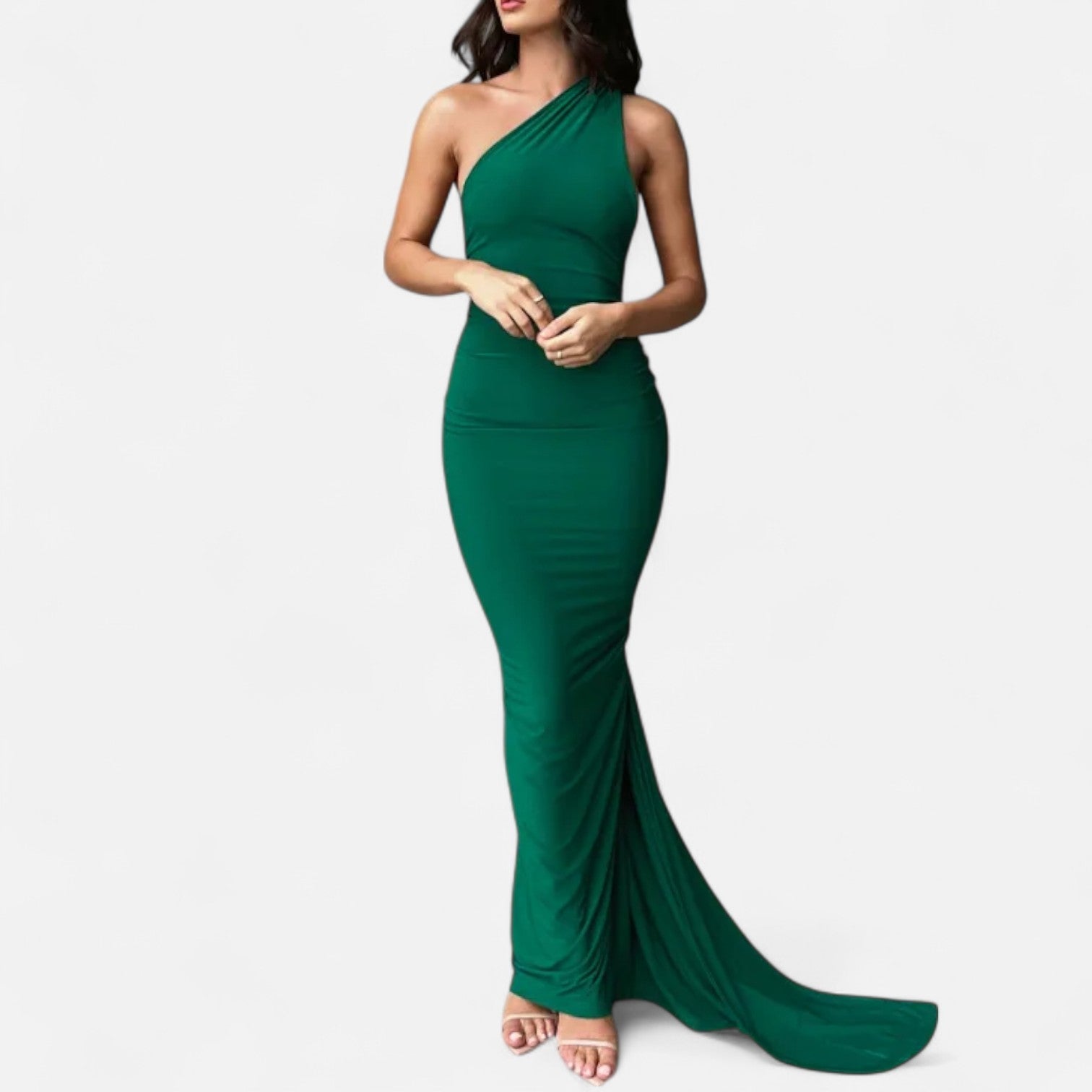 Women’s One Shoulder Evening Dress | Maxi