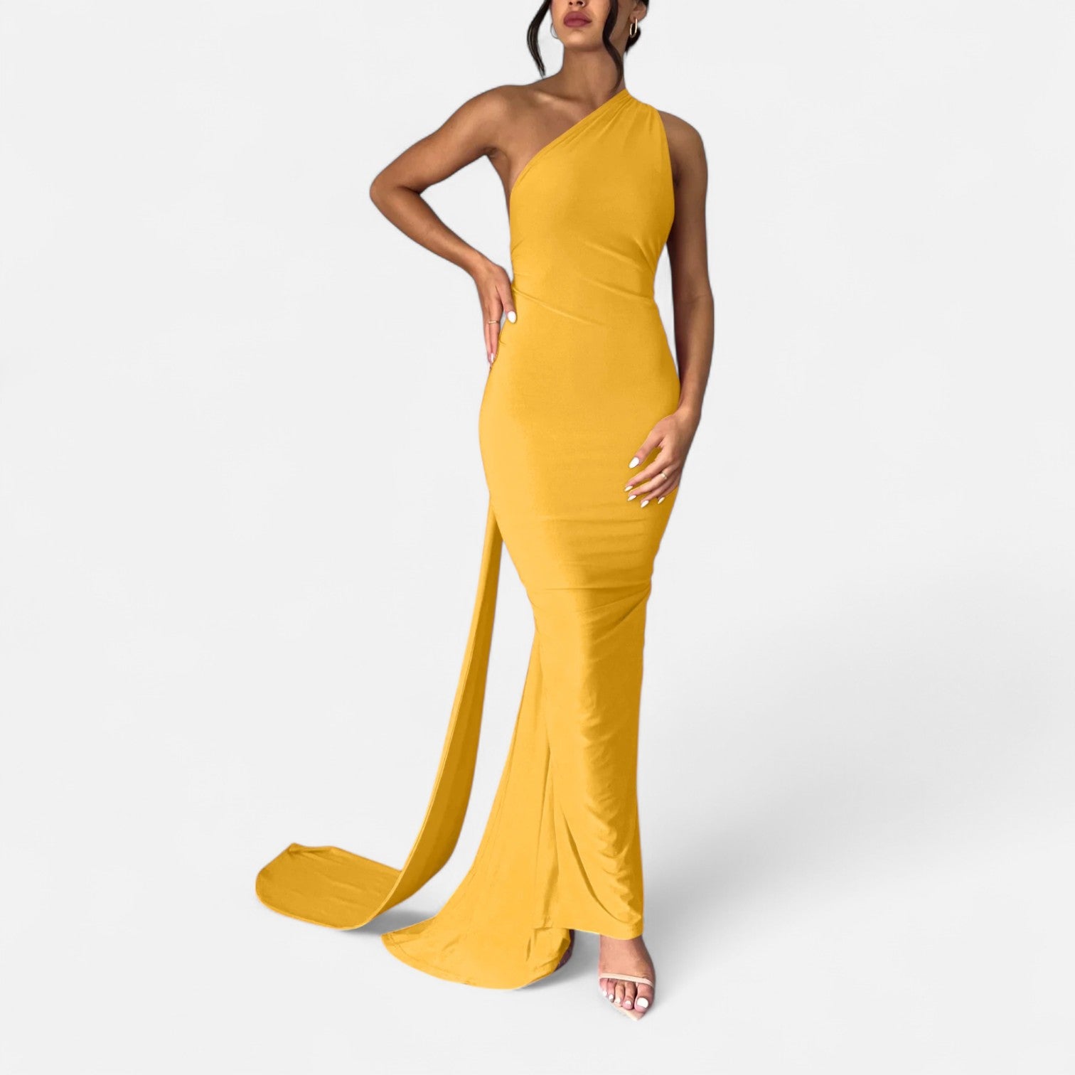 Women’s One Shoulder Evening Dress | Maxi