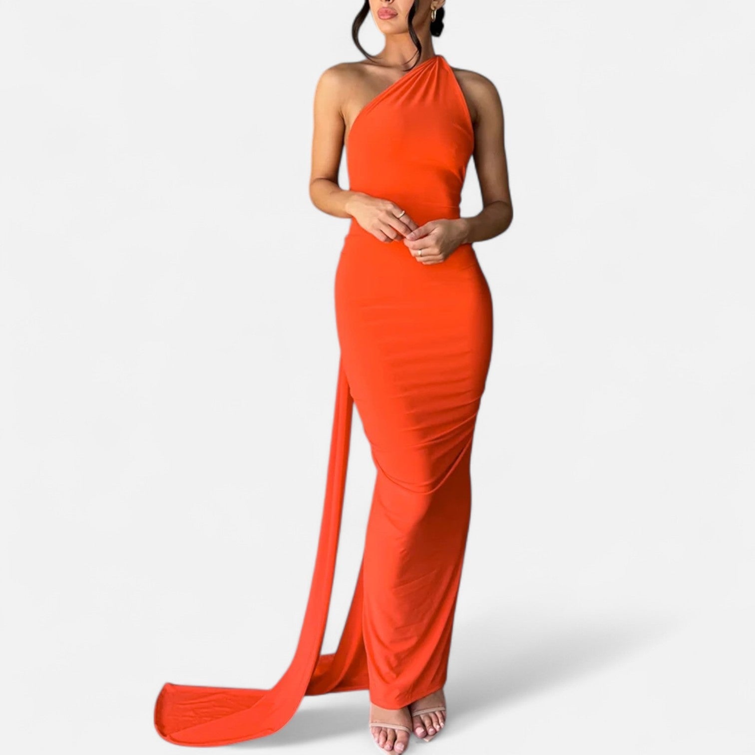 Women’s One Shoulder Evening Dress | Maxi