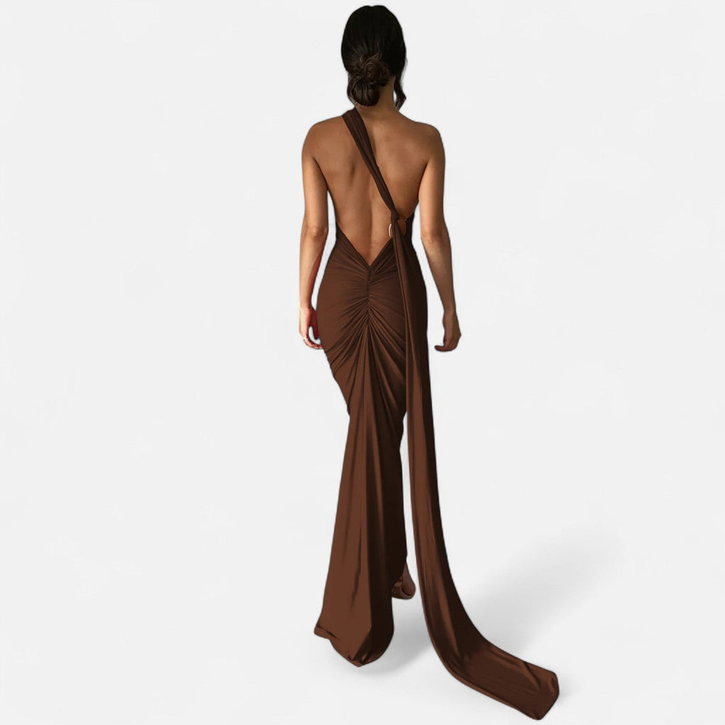 Women’s One Shoulder Evening Dress | Maxi