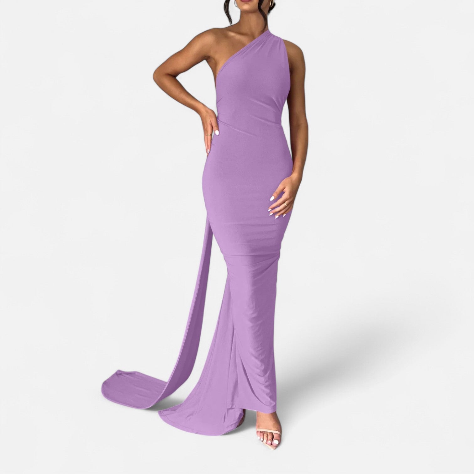 Women’s One Shoulder Evening Dress | Maxi