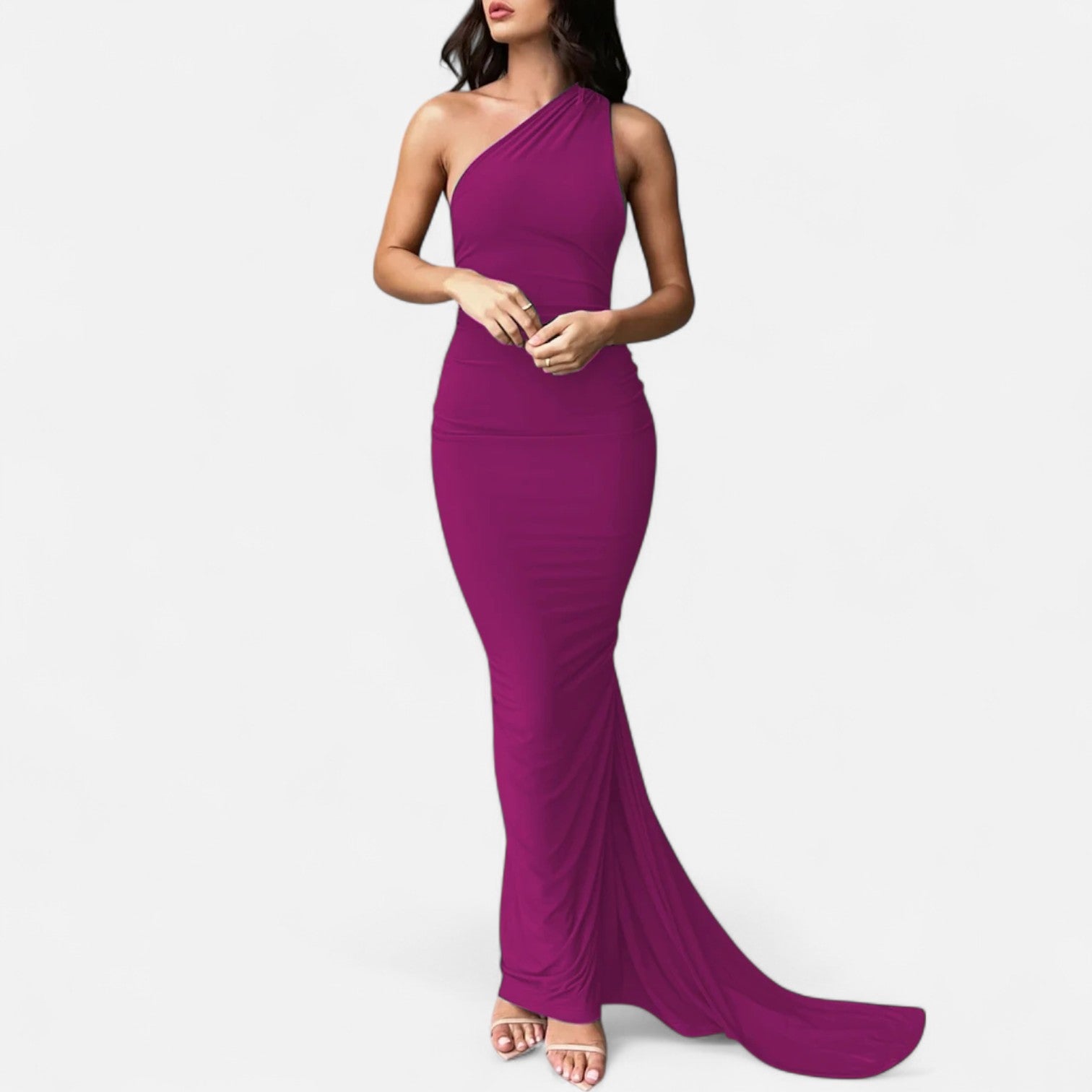 Women’s One Shoulder Evening Dress | Maxi