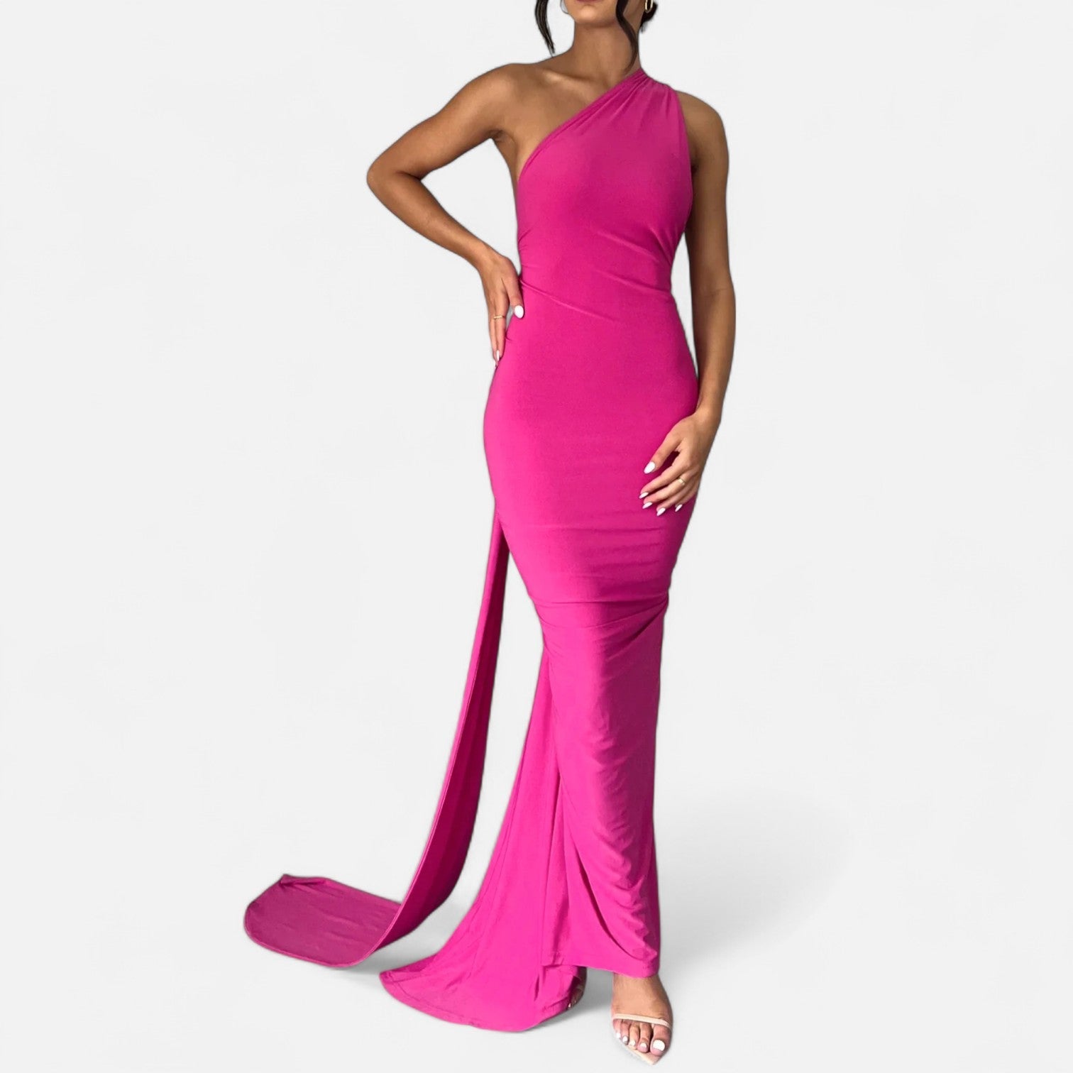 Women’s One Shoulder Evening Dress | Maxi