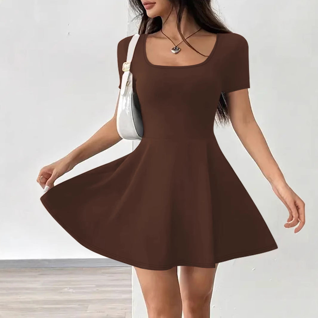 Women's A-line Dress & Shorts | Set