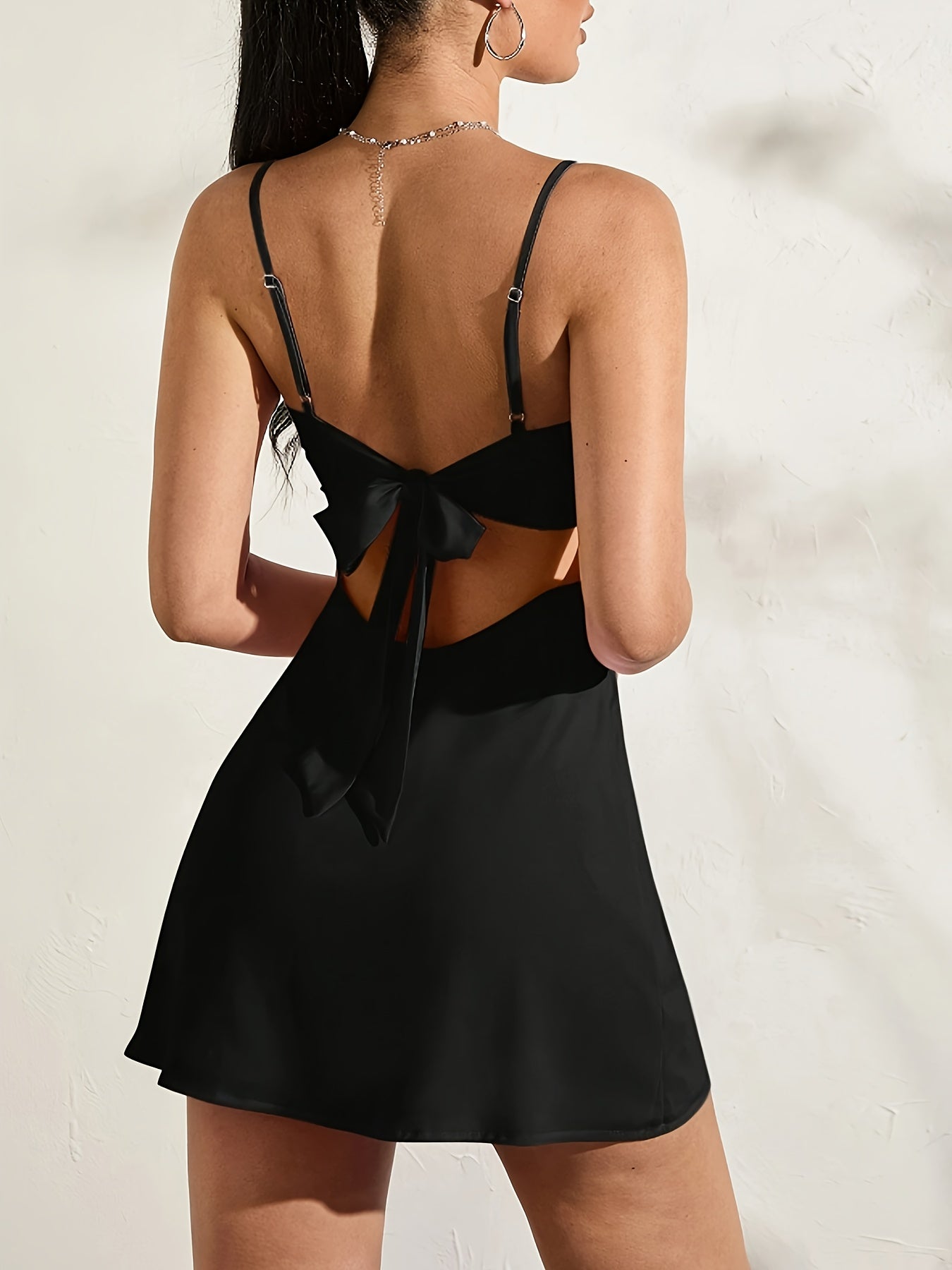 Women's A-Line Backless Dress | Mini
