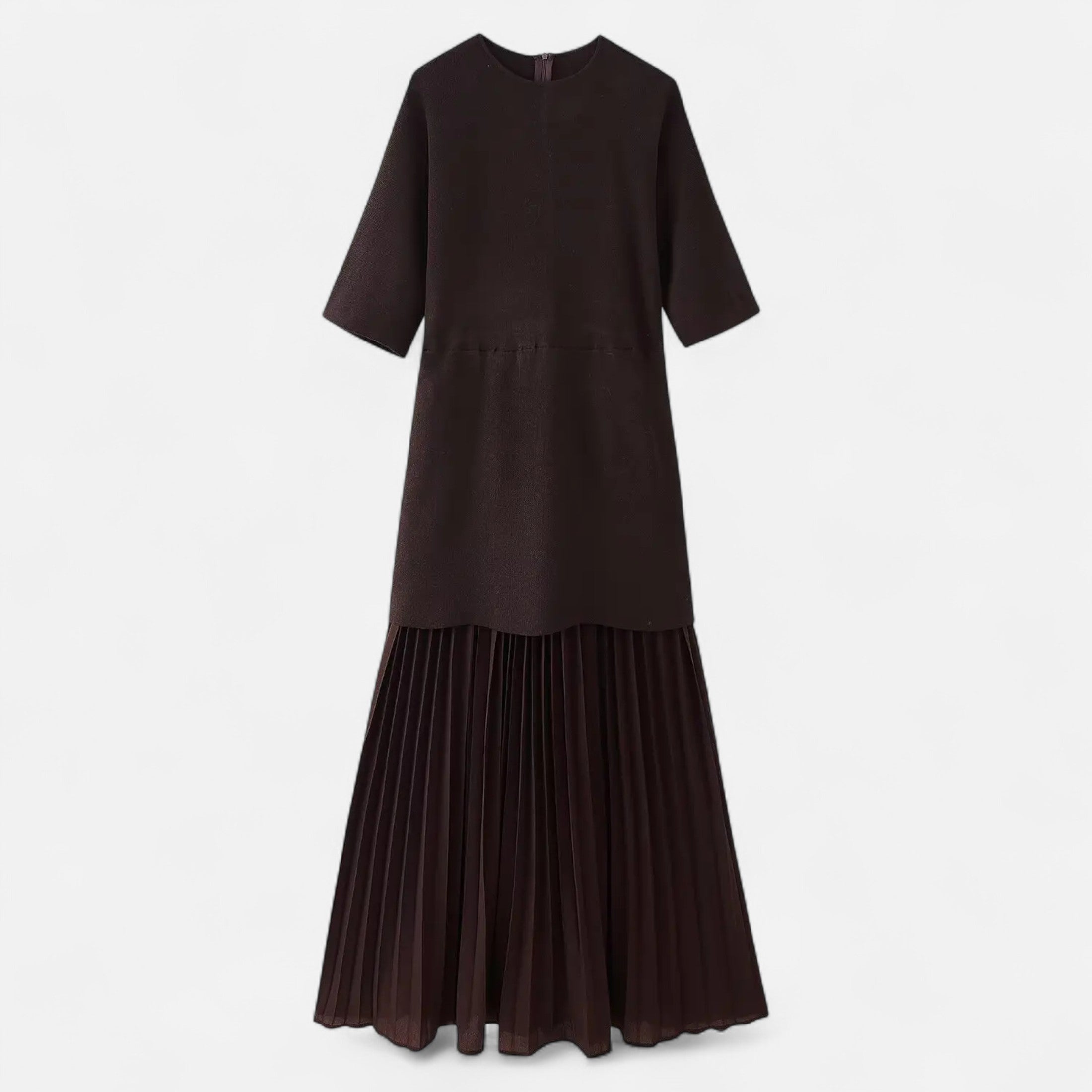 Women’s Vintage Pleated Dress | Maxi