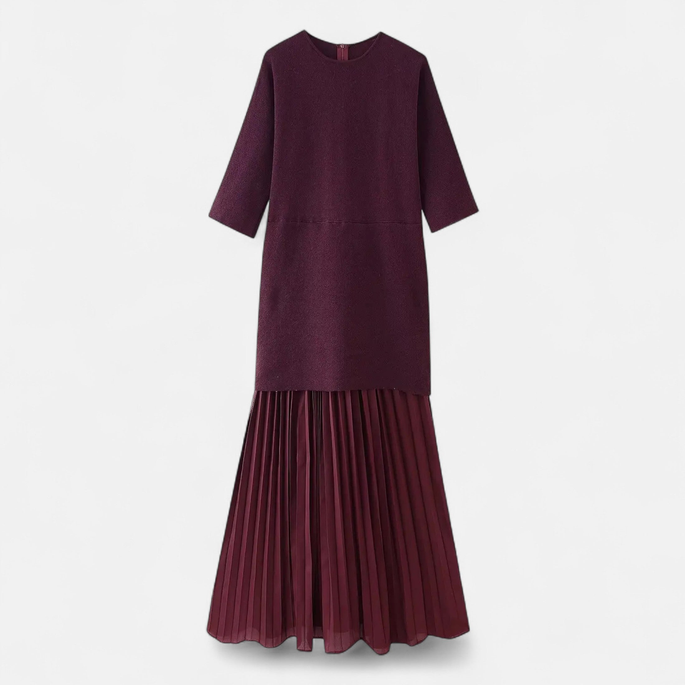 Women’s Vintage Pleated Dress | Maxi
