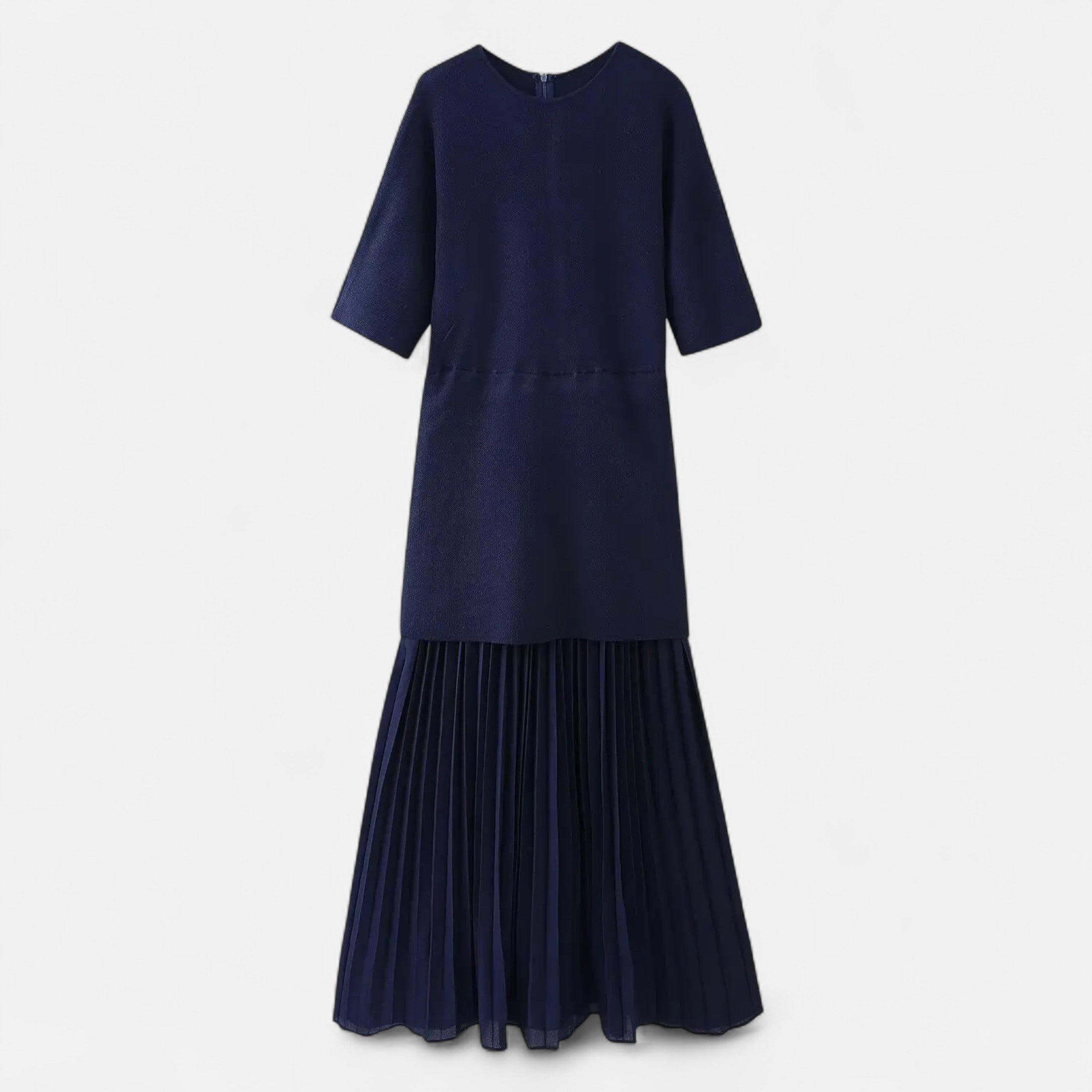 Women’s Vintage Pleated Dress | Maxi