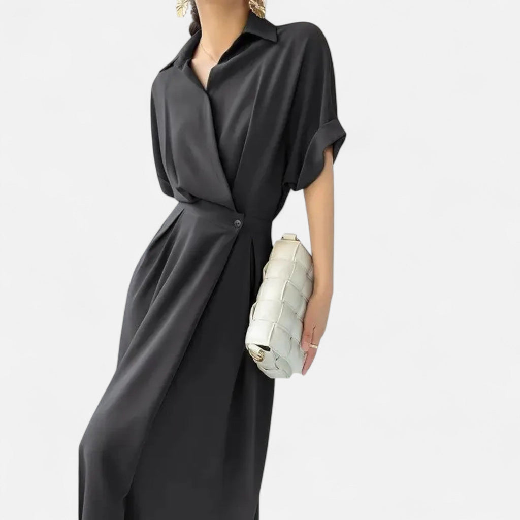 Women’s Wrap Shirt Dress | Maxi