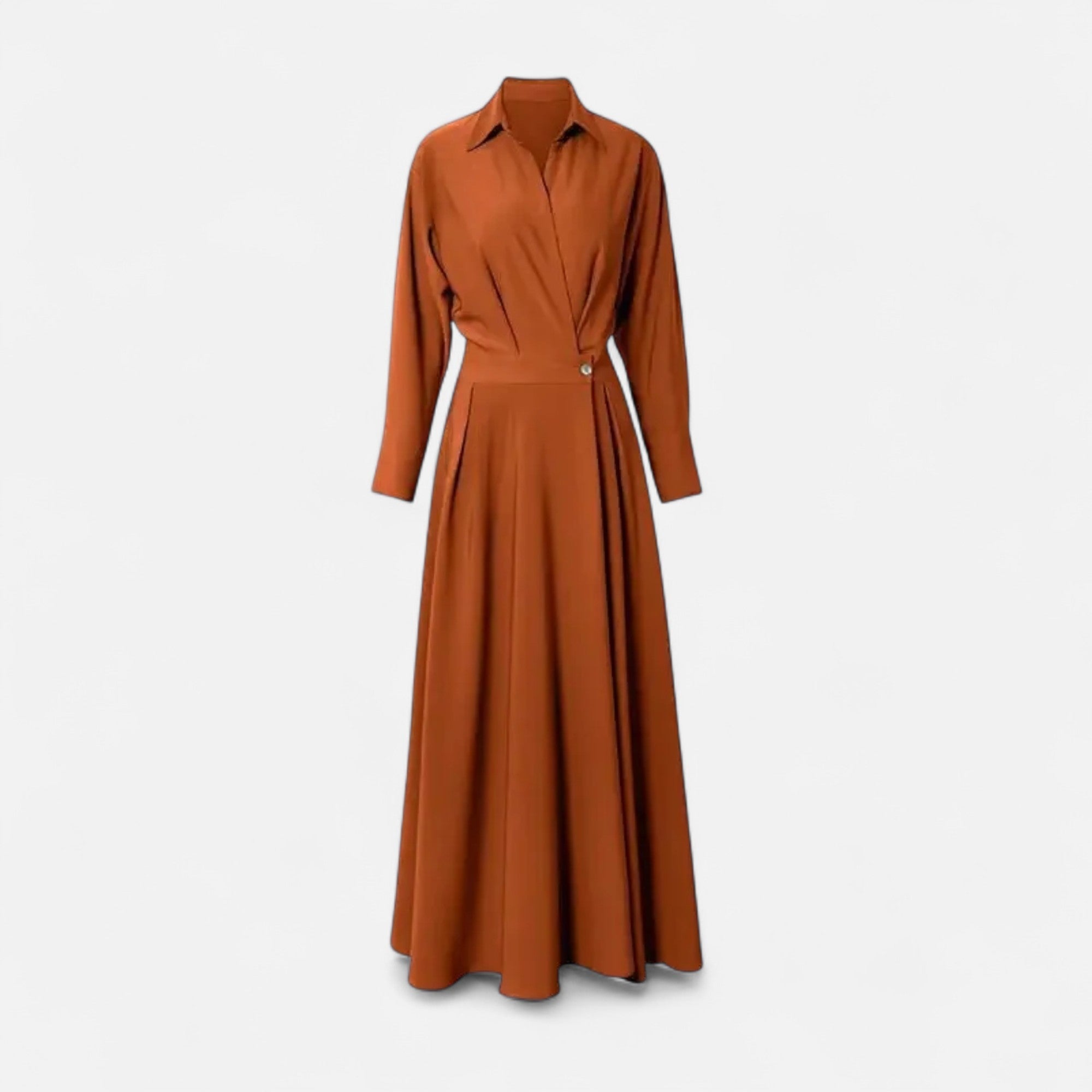 Women’s Wrap Shirt Dress | Maxi