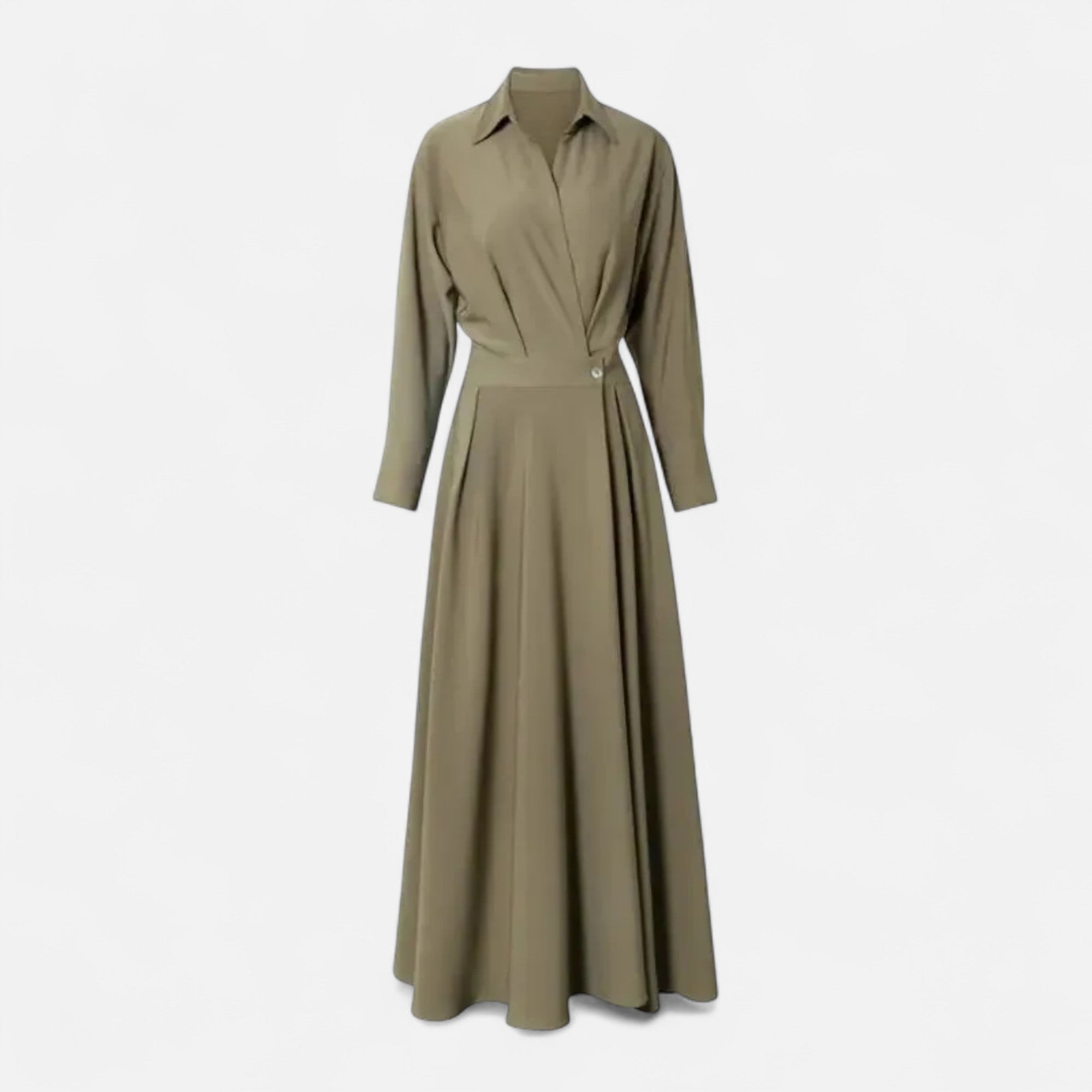 Women’s Wrap Shirt Dress | Maxi