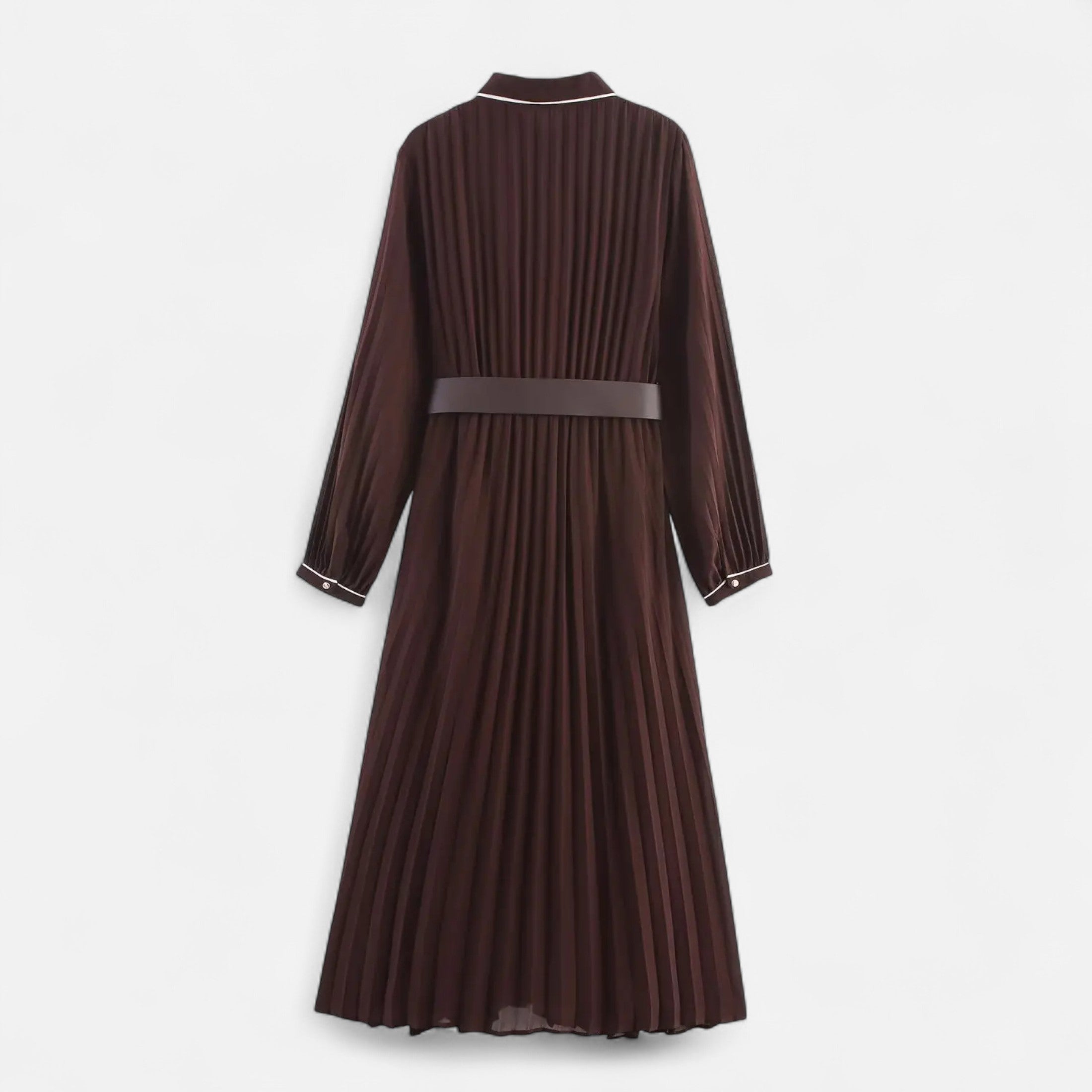 Women’s Pleated Shirt Dress | Midi