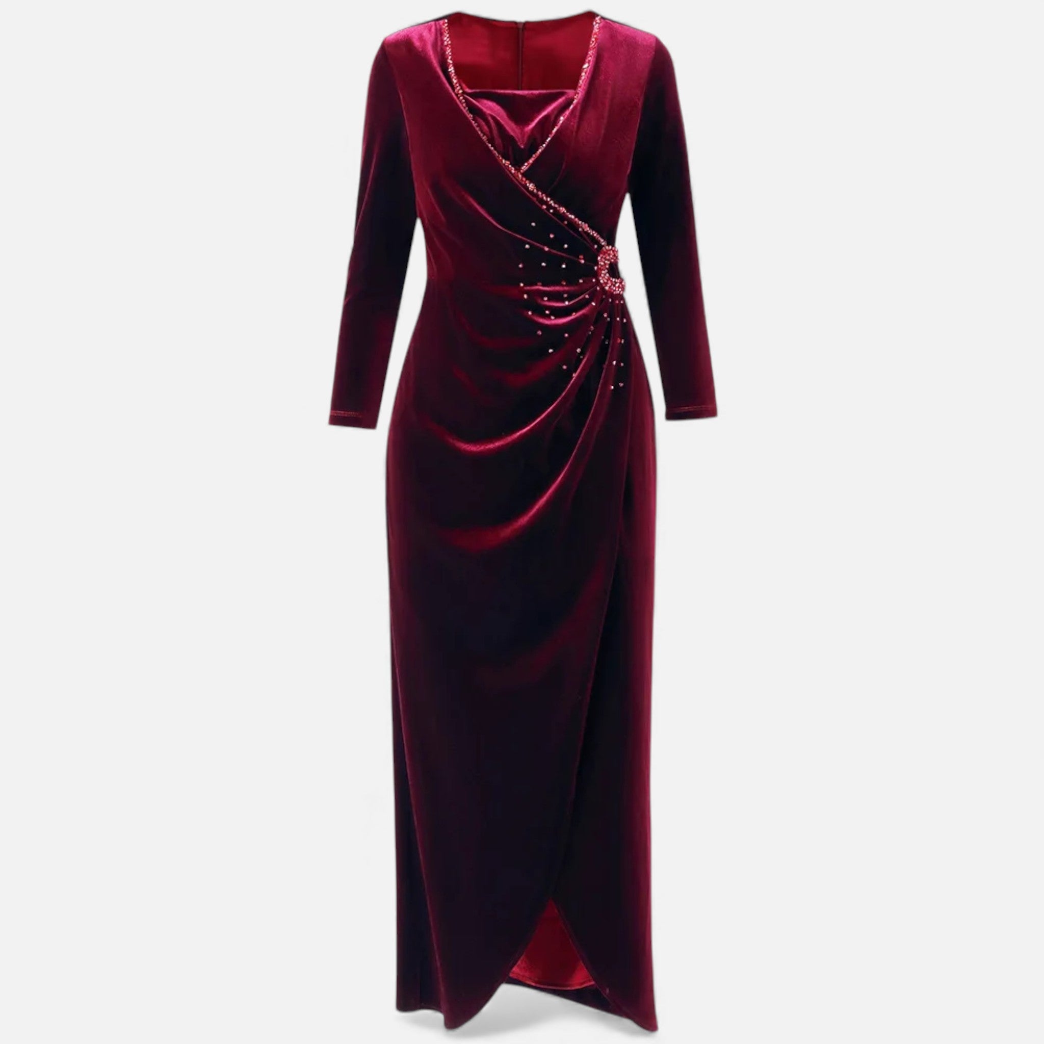 Women’s Evening Wrap Dress | Midi