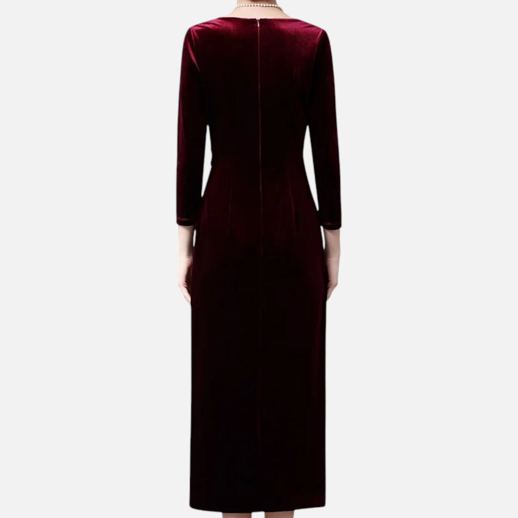 Women’s Evening Wrap Dress | Midi