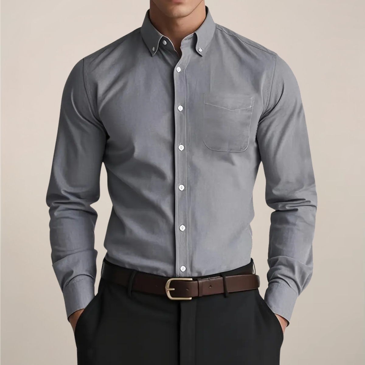 Men’s Long Sleeve Shirt | Tuxedo