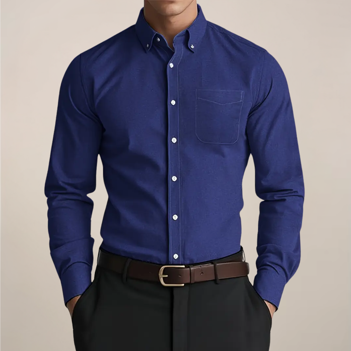 Men’s Long Sleeve Shirt | Tuxedo